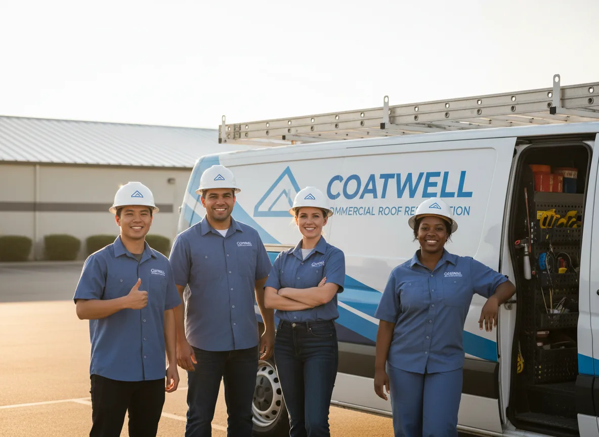 Commercial roof coating company in Orchard, IA